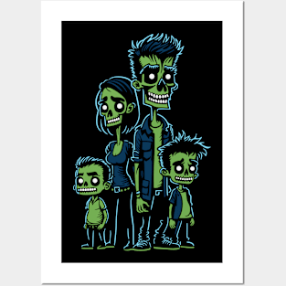 Zombie Family - 1 Posters and Art